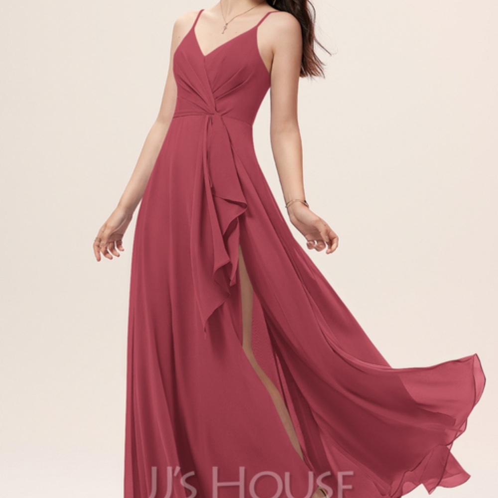 Cinnamon Rose Bridesmaid Dress